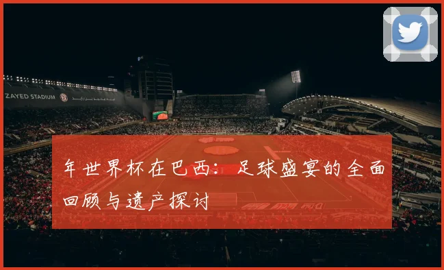 年世界杯在巴西:足球盛宴的全面回顾与遗产探讨